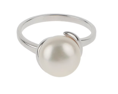 Anillo Perla Redonda